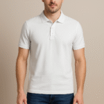 White Unisex Polo T-shirt | Collar Tshirts | Half Sleeves