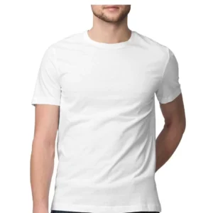 Mens Round Neck T-shirt | Collar Tshirts | Half Sleeves | Plain-Regular Fit