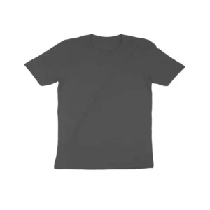 Kid’s Round Neck T-shirt | Casual | regular fit | round neck - charchole Grey