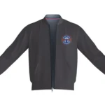 Men's Bomber Jacket in Charcoal grey Color