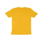 Kid’s Round Neck T-shirt | Casual | regular fit | round neck - Golden Yellow