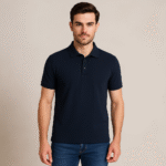 navy blue men polo tshirt