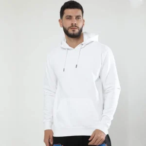 Mens Ultra soft, extra durable Essential White Sweatshirts