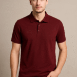 maroon men polo tshirt