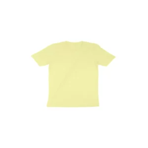 Butter Yellow Toddler's Round Neck T-shirt | Casual | regular fit | round neck