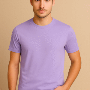 iris Lavender Mens Round Neck T-shirt