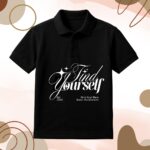 Find Yourself Printed Black T-Shirt for Men – Casual Wear