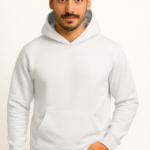 Hoodies for Men | Cotton Hoodie | Mens Hoodies in Black - White