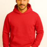 Hoodies for Men | Cotton Hoodie | Mens Hoodies in Black - Red